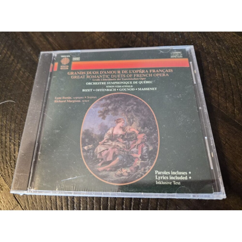 Great Romantic Duets Of French Opera Music CD Lyne Fortin Brand New Audio Sealed